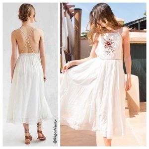 Kimchi Blue Apron Midi Dress from Urban Outfitters